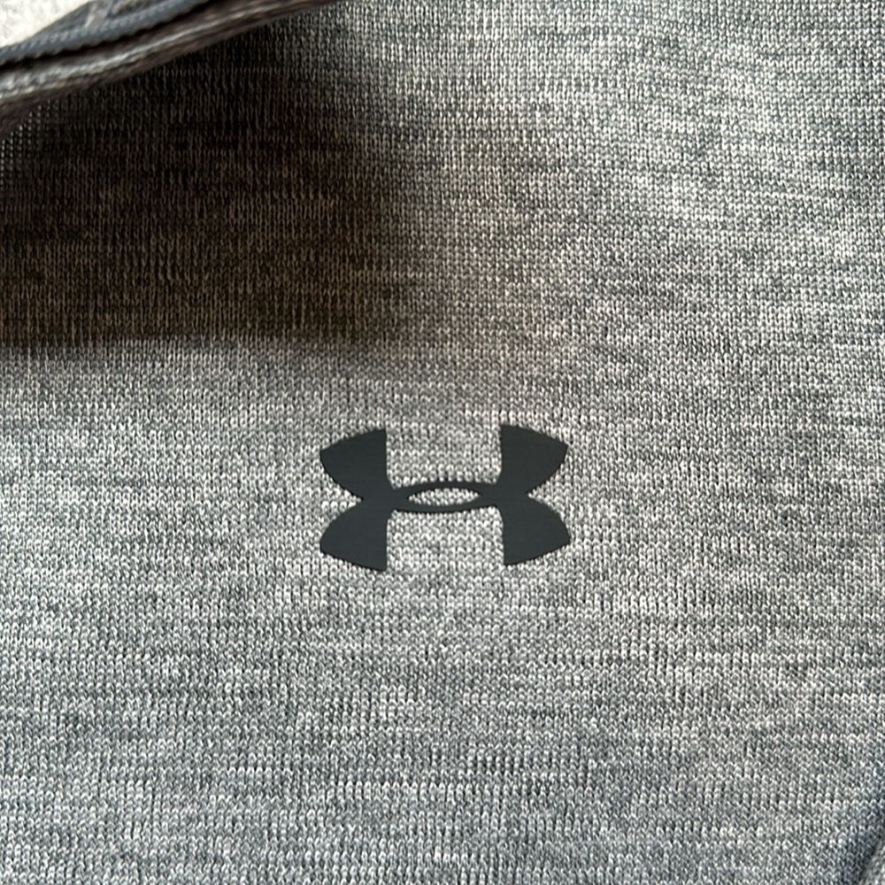 Unisex Under Armour Storm Heather grey quarter zip - S - Picture 5 of 8